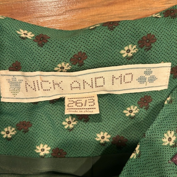 Anthropologie Nick & Mo Floral Skirt with Ribbon Belt Size 2/4 - Picture 9 of 10